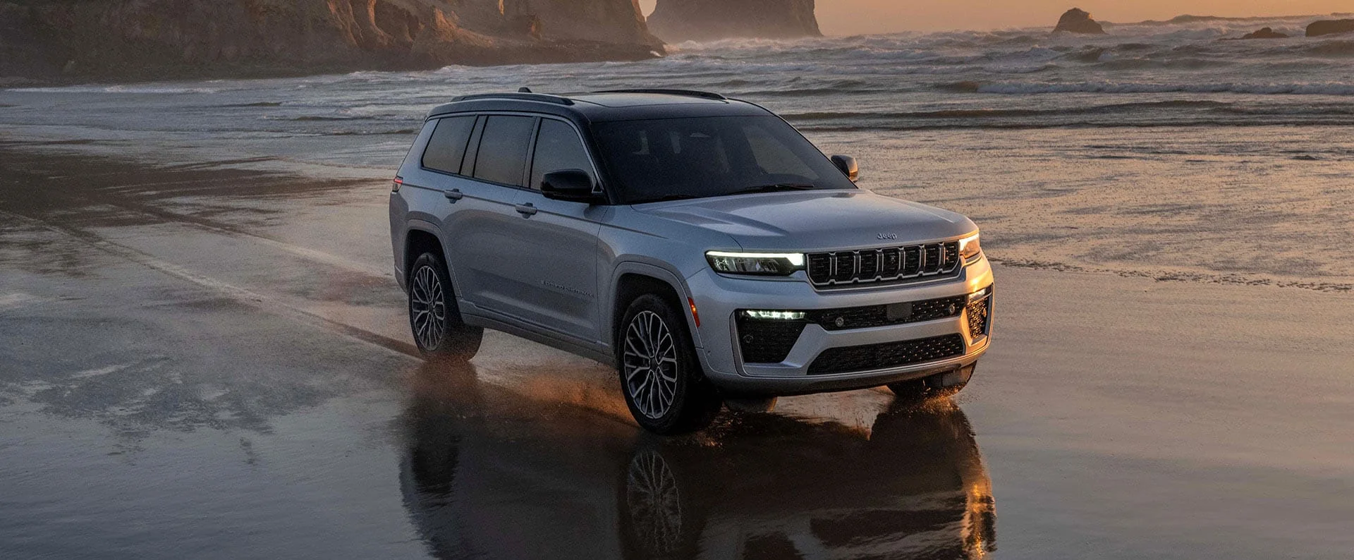 2026 Jeep Grand Cherokee exterior hero view.