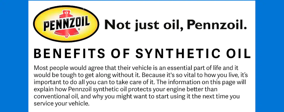 Advantages of Synthetic Oil