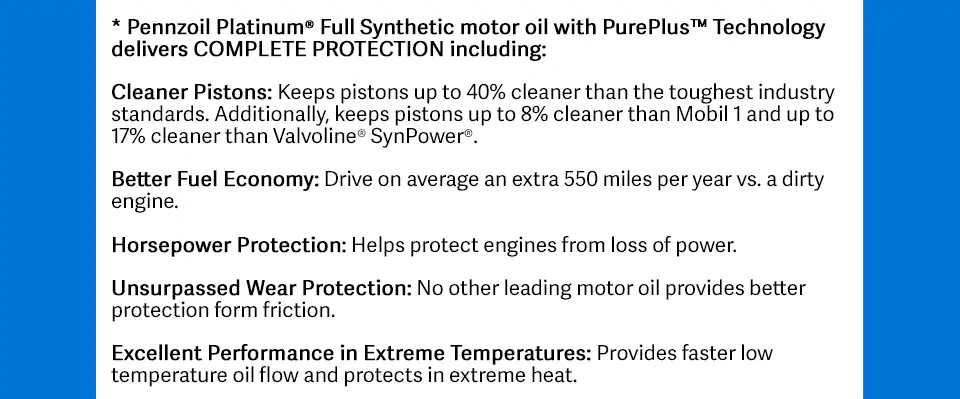 Advantages of Synthetic Oil