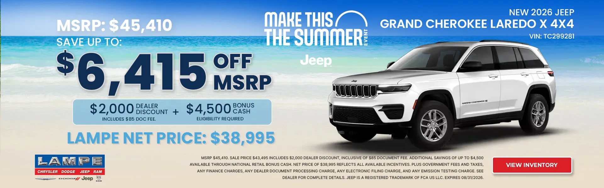 2026 Jeep Grand Cherokee Laredo X 4x4