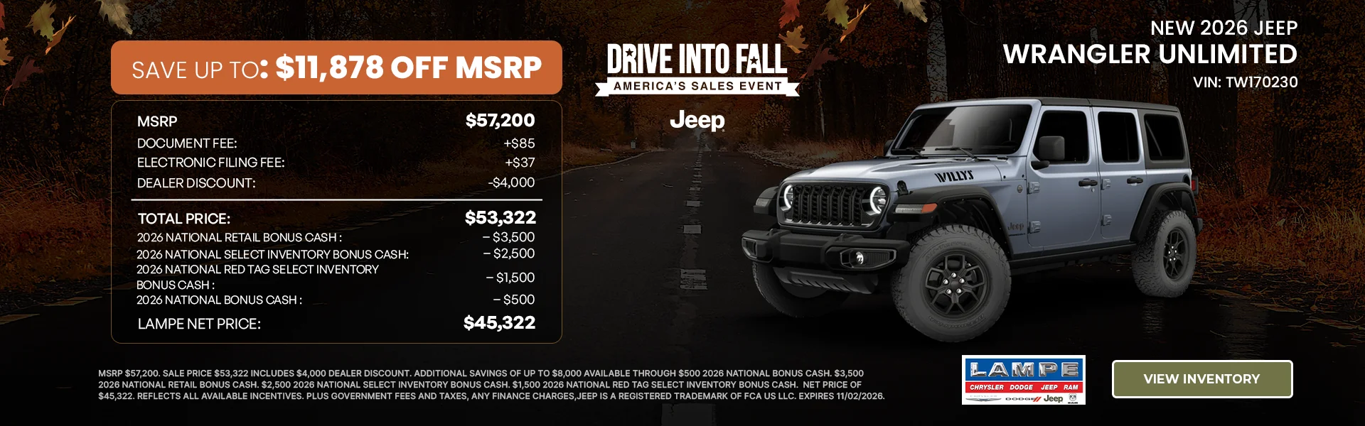 NEW 2026 JEEP WRANGLER UNLIMITED
