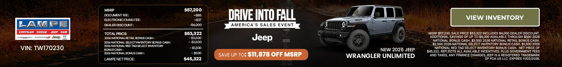 NEW 2026 JEEP WRANGLER UNLIMITED